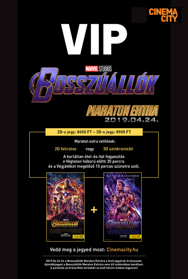 Bosszúállók Maraton Extra poster