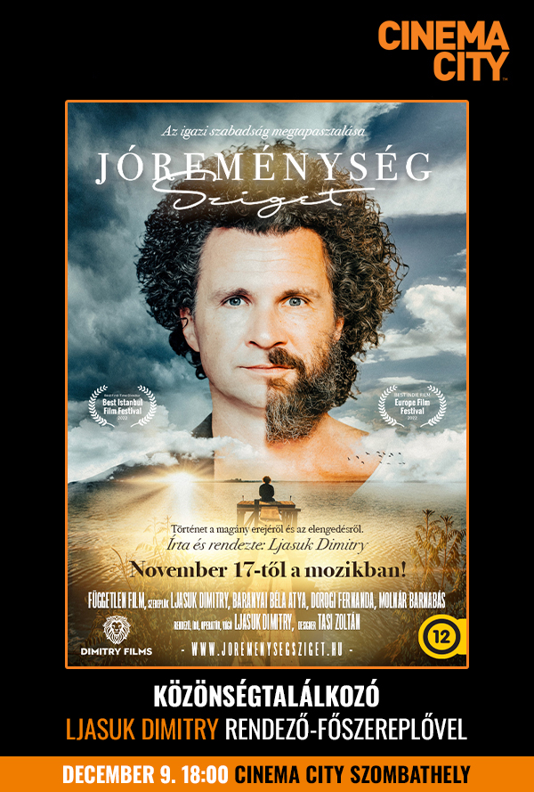 Jóreménység sziget - közönségtalálkozó poster