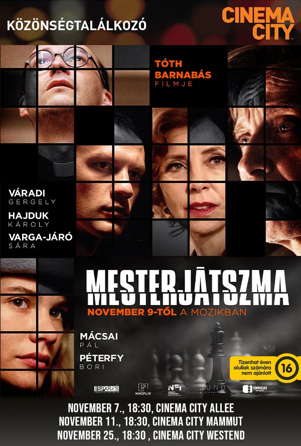 Mesterjátszma - közönségtalálkozó poster