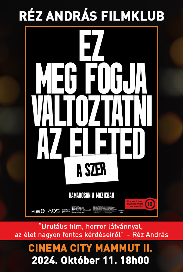 A szer - Filmklub Réz Andrással poster