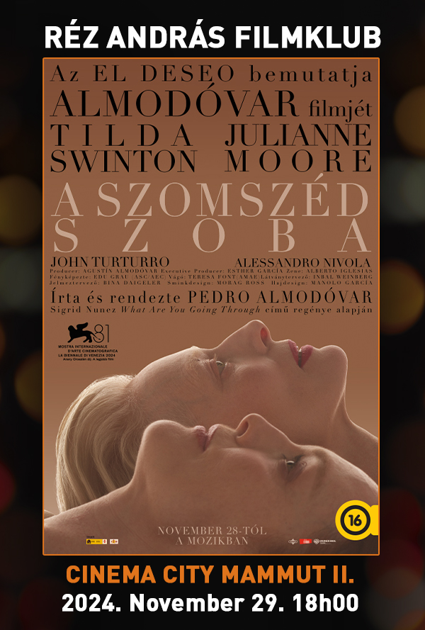 A szomszéd szoba - Filmklub Réz Andrással poster